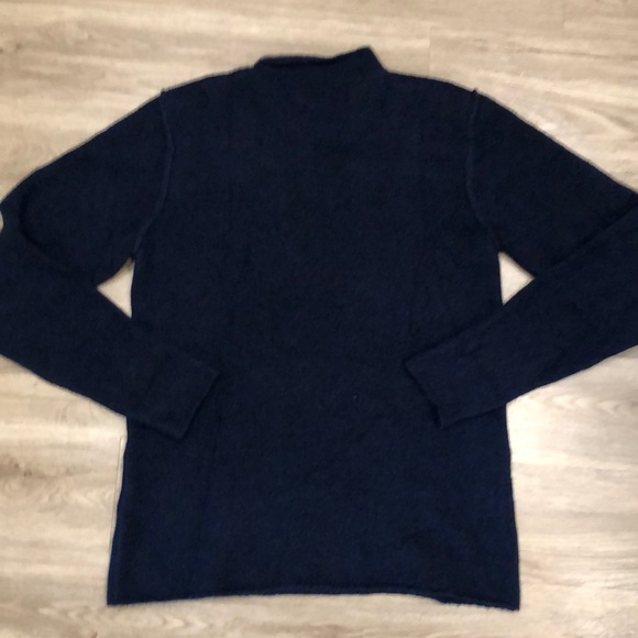 04651/ Men’s Intuit Navy Wool Sweater - Picture 5 of 7